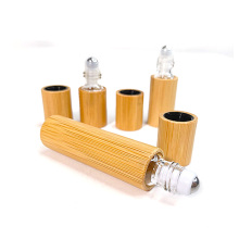 Portable Massage Stainless Steel Roller Ball Glass Vial Aromatherapy travel Perfumes Bottles